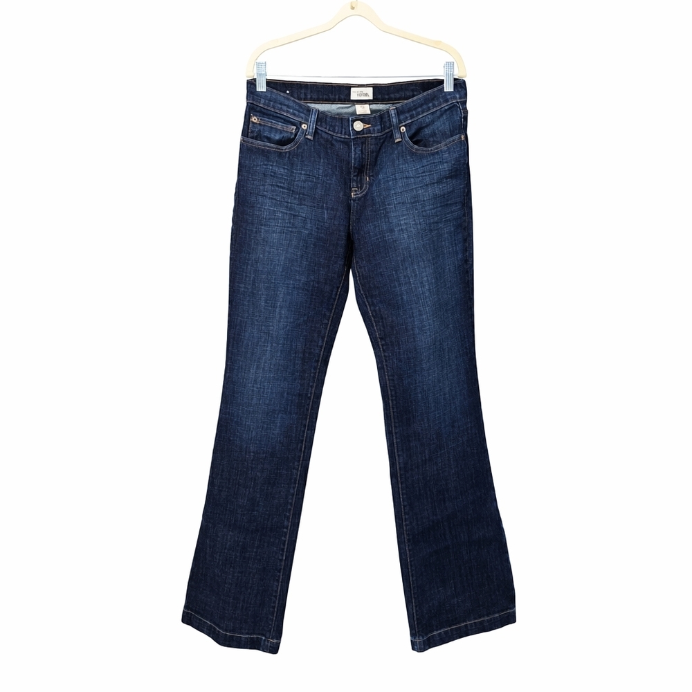 Gap Low Rise Long & Lean Dark Denim Boot Cut 10/30L
